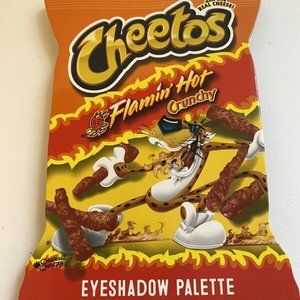 Cheetos Flamin Hot Eyeshadow Palette
